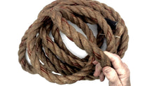 14 Feet of 1" Diameter Twisted Manila Rope/Cordage - Used