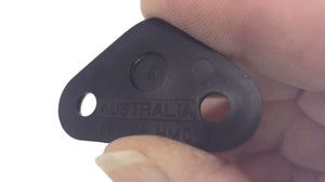 Moss HM0 Small Lashing Hook - Black Plastic