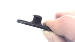 Moss HM0 Small Lashing Hook - Black Plastic