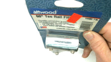 Attwood 114183 60 Degree Tee Rail Fitting - Chrome on ZAMAK