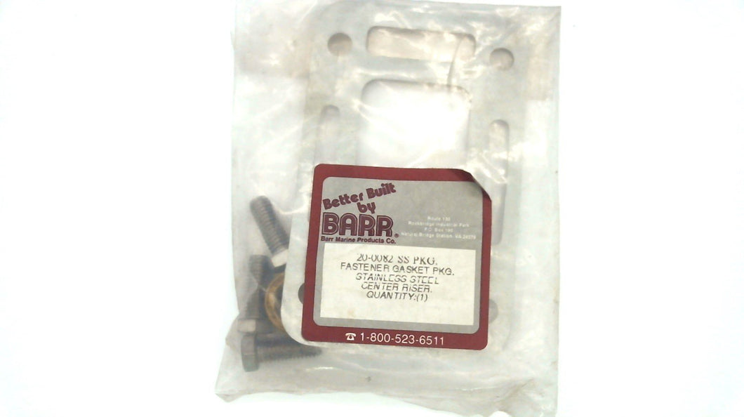 Barr 20-0082 Fastener Package Stainless Steel Center Riser