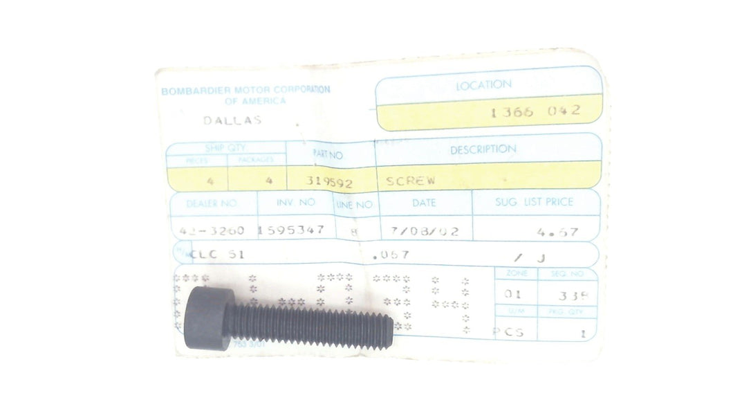 Johnson Evinrude OMC 319592 Screw